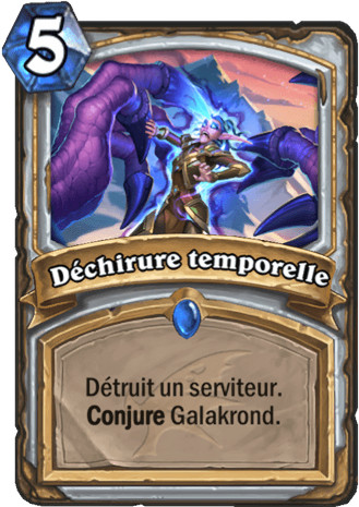 hearthstone, carte - D�chirure temporelle