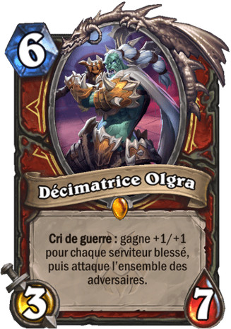 hearthstone, carte D�cimatrice Olgra