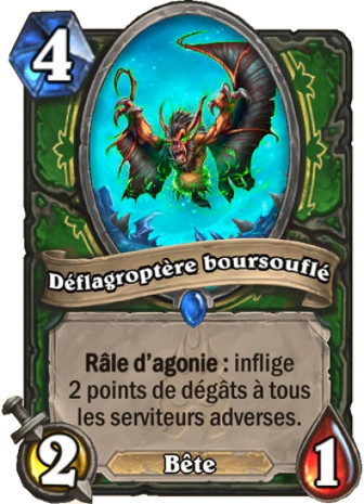 hearthstone, carte Deflagropt�re boursoufl�