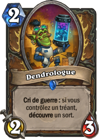 hearthstone, carte Dendrologue