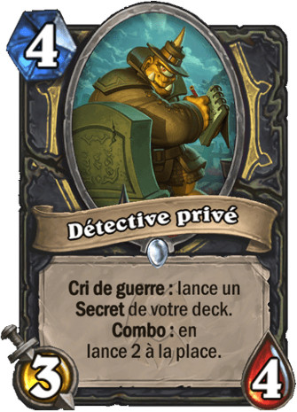 hearthstone, carte D�tective priv�