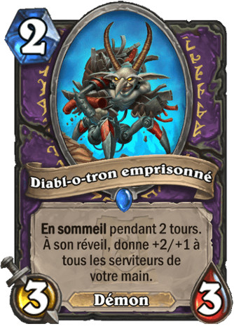 hearthstone, carte - Diabl-o-tron emprisonn�