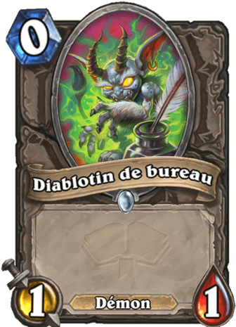 hearthstone, carte Diablotin de bureau