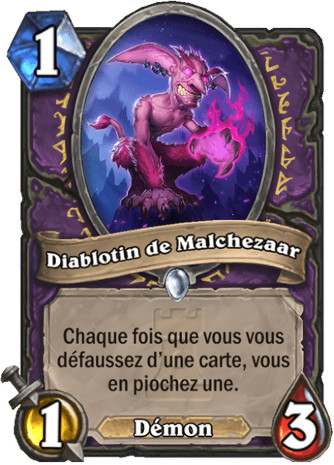 hearthstone, carte Diablotin de Malchezaar