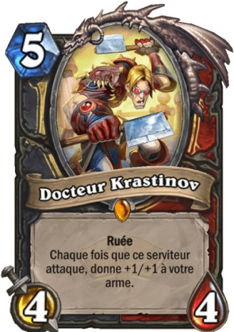 hearthstone, carte Docteur Krastinov