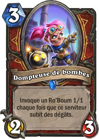 hearthstone, carte - Dompteuse de bombes