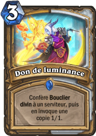 hearthstone, carte Don de luminance