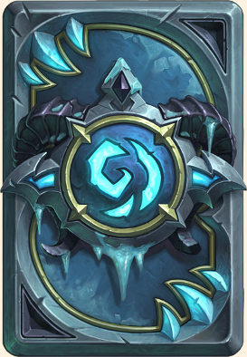 Hearthstone, heroes of Warcraft : dos de carte - Chevaliers du tr�ne de glace