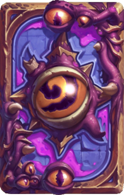 Hearthstone, heroes of Warcraft : dos de carte - Les murmures des dieux tr�s ancients