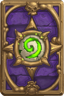 Hearthstone, heroes of Warcraft : dos de carte Naxxramas