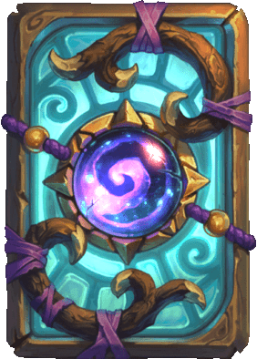 Hearthstone, heroes of Warcraft : dos de carte Pierre de Lazul
