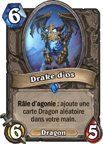 hearthstone, carte Drake d'os