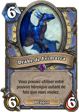 hearthstone, carte Drake de Frimarra