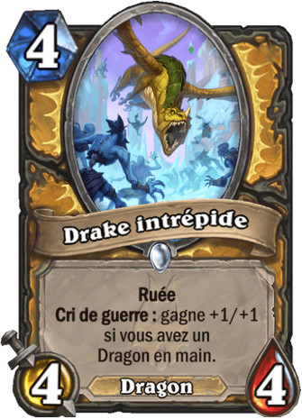 hearthstone, carte Drake intr�pide