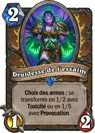 hearthstone, carte Druidesse de l'essaim