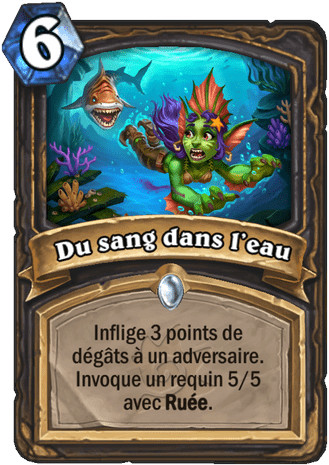 hearthstone, carte Du sang dans l'eau