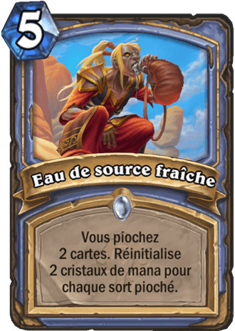 hearthstone, carte - Eau de source fra�che