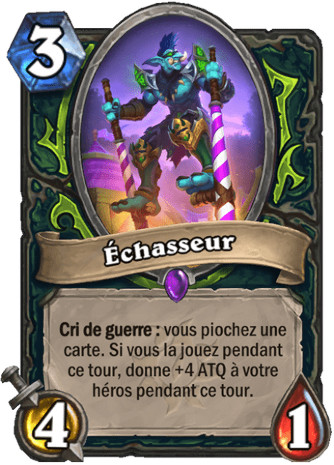 hearthstone, carte Echasseur