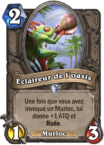 hearthstone, carte - Eclaireur de l'oasis