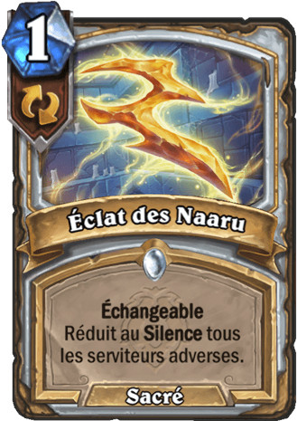 hearthstone, carte - Eclat des naaru