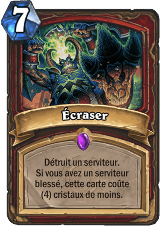 hearthstone, carte Ecraser