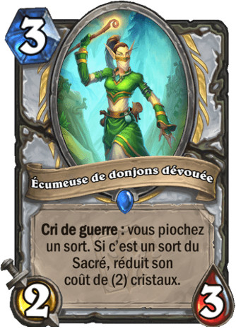 hearthstone, carte - Ecumeuse de donjons d�vou�e