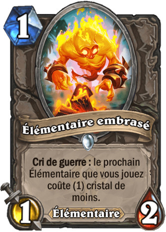 hearthstone, carte - El�mentaire embras�