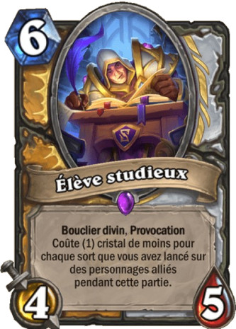 hearthstone, carte El�ve studieux