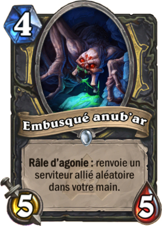 hearthstone, carte Embusqu� Anub'ar