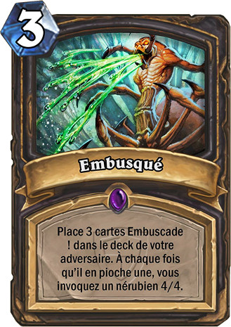hearthstone, carte Embusqu�