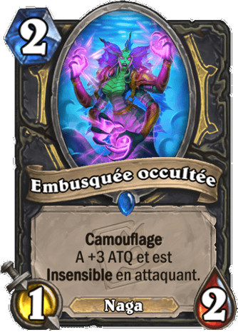 hearthstone, carte Embusqu�e occult�e