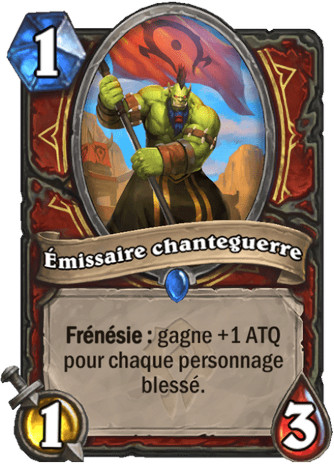 hearthstone, carte - Emissaire chanteguerre