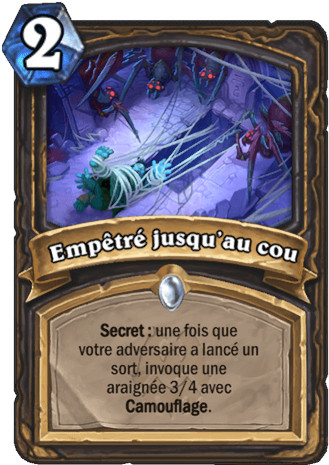hearthstone, carte Emp�tr� jusqu'au cou