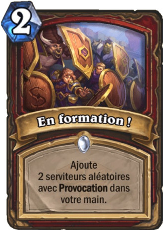 hearthstone, carte En formation !