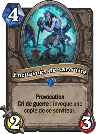 hearthstone, carte Encha�n�s de saronite