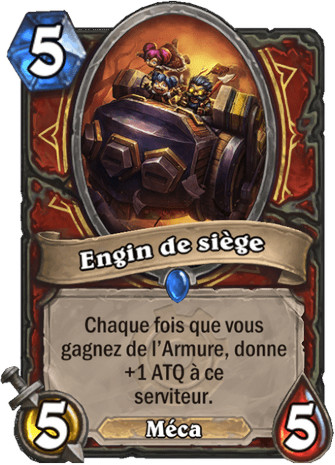 hearthstone, carte Engin de si�ge
