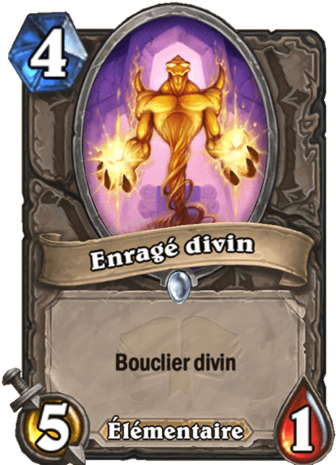 hearthstone, carte Enrag� divin
