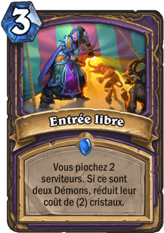 hearthstone, carte Entr�e libre