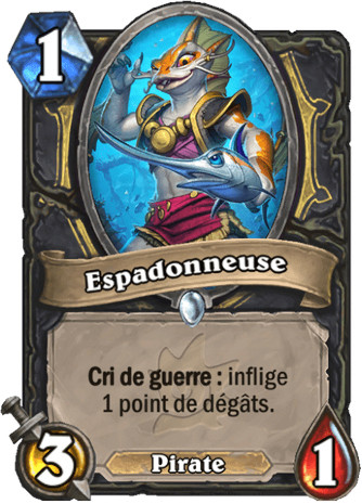 hearthstone, carte Espadonneuse