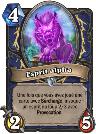 hearthstone, carte - Esprit alpha