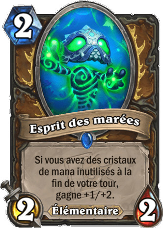 hearthstone, carte Esprit des mar�es
