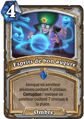 hearthstone, carte Esprits de bon augure