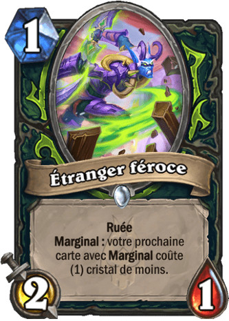 hearthstone, carte Etranger f�roce