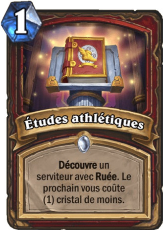 hearthstone, carte Etudes athl�tiques