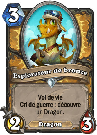 hearthstone, carte - Explorateur de bronze