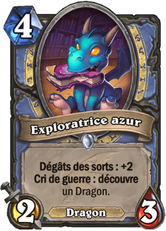 hearthstone, carte - Exploratrice azur