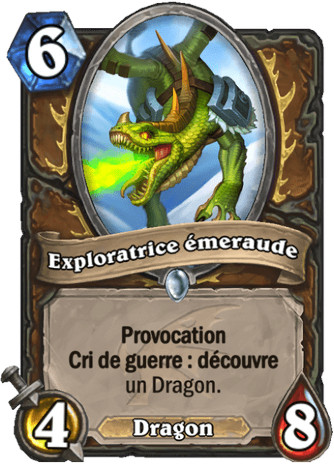 hearthstone, carte - Exploratrice �meraude