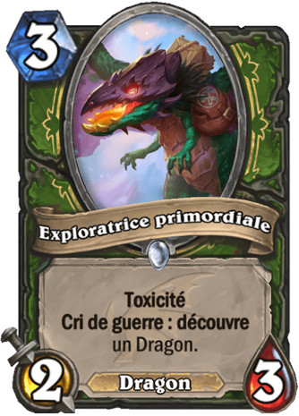 hearthstone, carte - Exploratrice primordiale