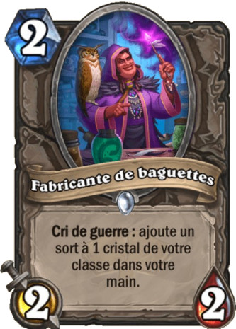 hearthstone, carte Fabricante de baguettes
