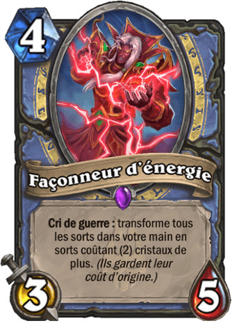 hearthstone, carte Fa�onneur d'�nergie